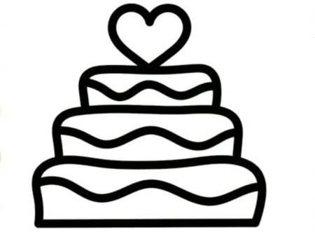 Тортик рисунок