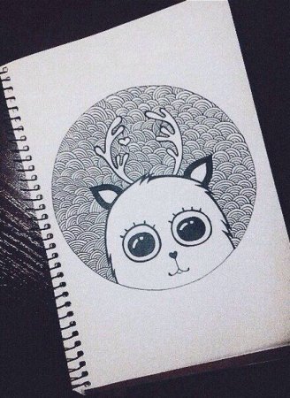 Лёгкие рисунки для скетч букд
