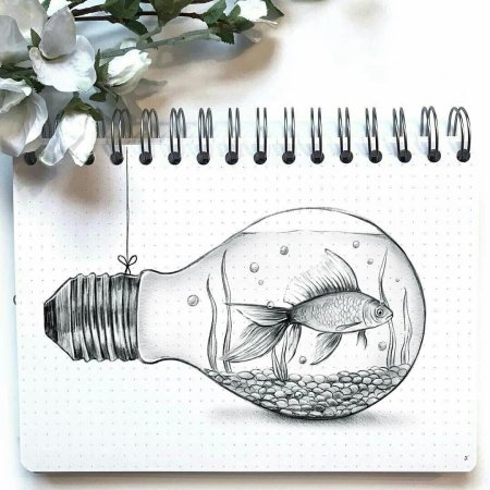 Скетчбук рисунки для начинающих