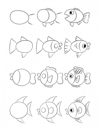 Мишка рисунок карандашом