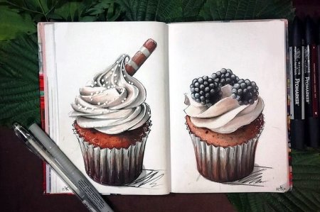Рисунки маркерами для начинающих легкие