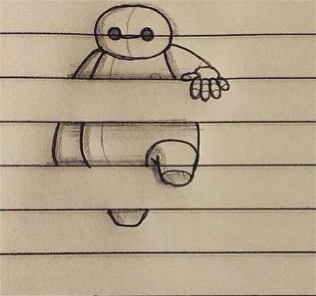 Прикольные несложные рисунки