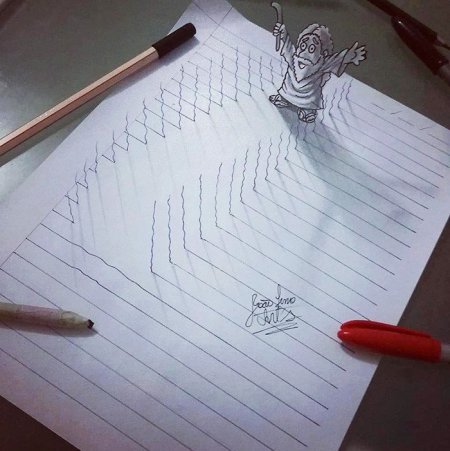 Объемные рисунки