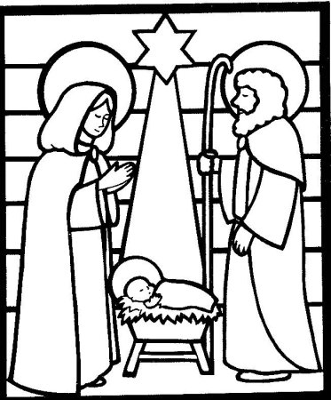 Православное Рождество раскраски