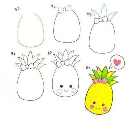 Няшные рисунки карандашом для начинающих