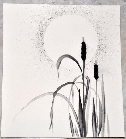 Рисунки тушью