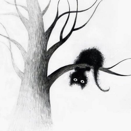 Рисунки тушью для детей простые