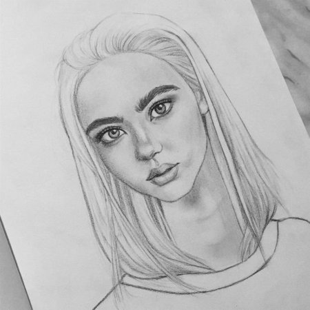 Нарисовать портрет ИНСТАСАМКИ