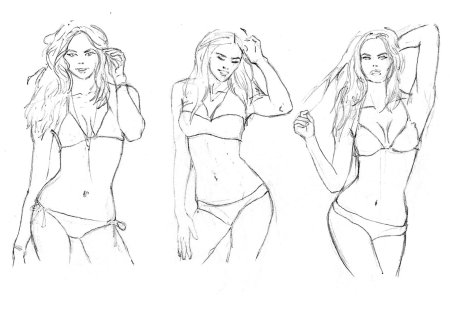 Изменение женщина рисунки