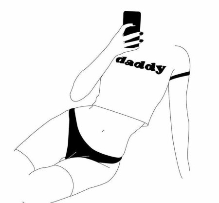 Рисунки карандашом девушки в трусах