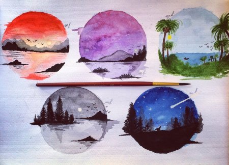 Уроки рисования акварелью