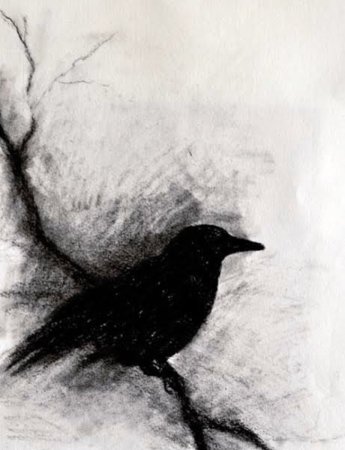 Рисунки углем