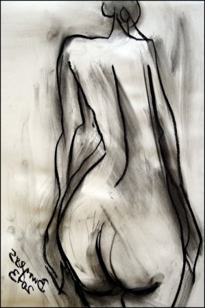 Рисунки углём лёгкие