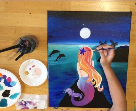 Рисунки для срисовки красками