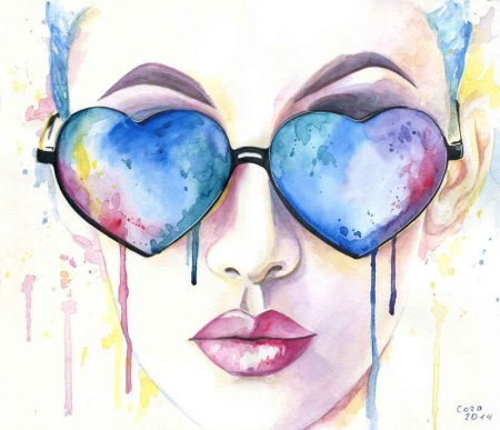 Рисунки красками для любителей