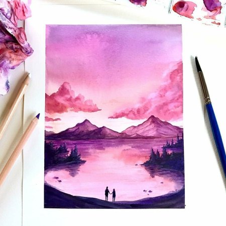 Рисование гуашью