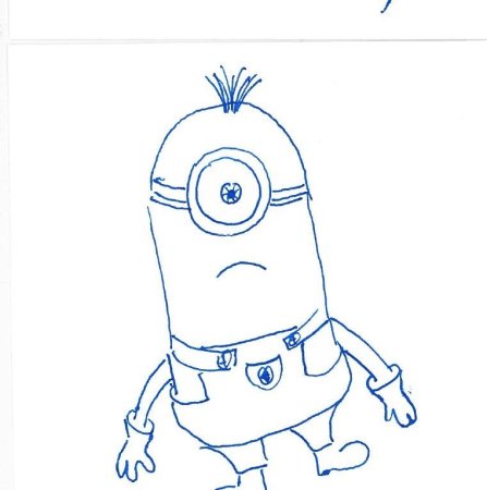 Рисунки для срисовки Миньоны