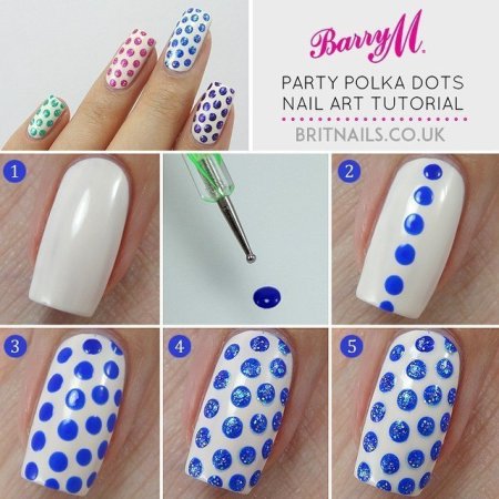 Схемы рисования на ногтях