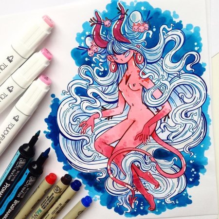 Рисунки для срисовки маркерами