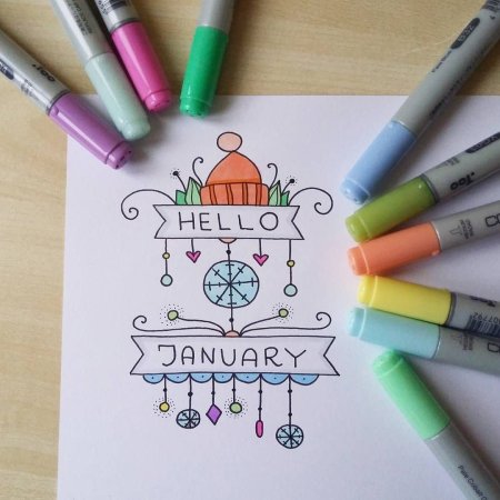 Скетчи маркерами для начинающих