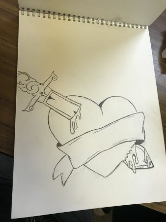 Рисунки для срисовки на альбомном листе