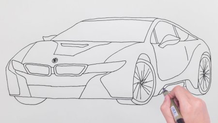 Раскраски машины БМВ i8