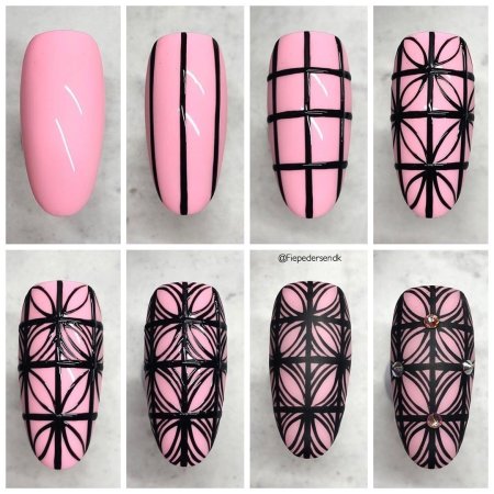 Рисунки на ногтях для начинающих