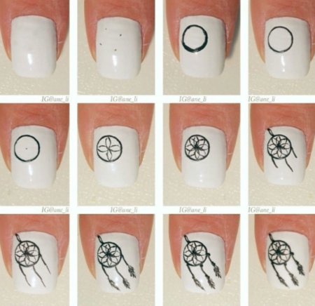 Маникюр пошагово для школы