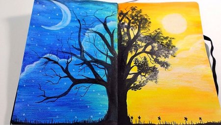 Рисунки гуашью легкие для детей