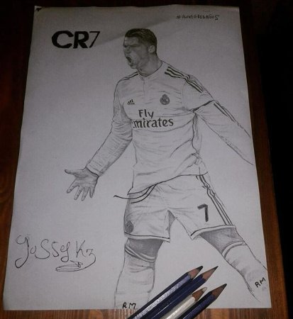 Нарисовать Кристиано Роналдо