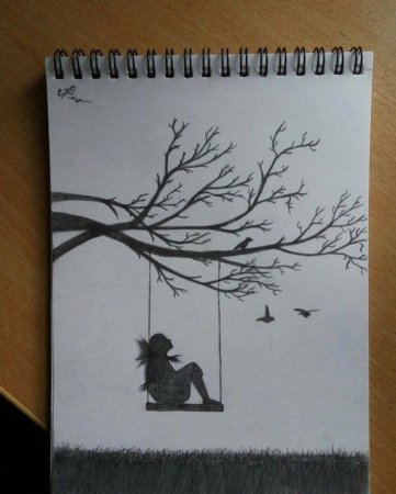 Рисунки карандашом с Цитатами