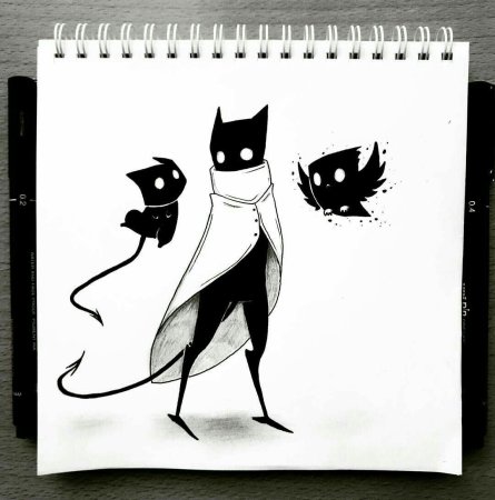 Зарисовки ручкой легкие