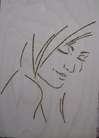 Трафарет для выжигания по дереву для детей