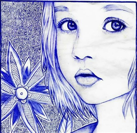 Рисунок ручкой для начинающих