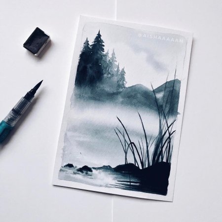 Эстетика рисования акварелью