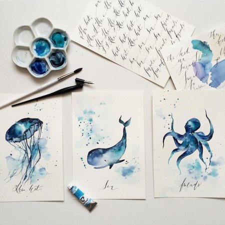 Идеи для рисования акварелью