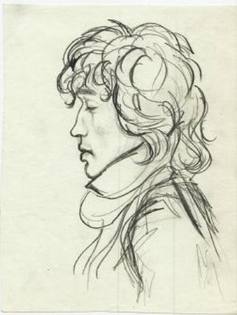 Виктор Цой для срисовки