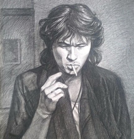 Виктор Цой портрет