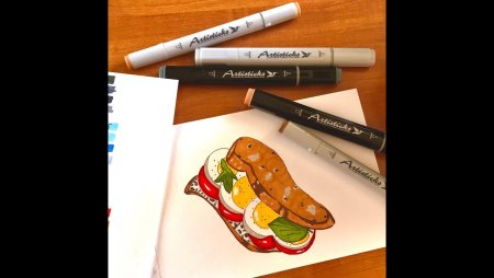 Рисунки маркерами Touch
