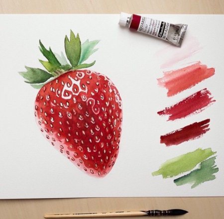 Скетчбук фрукты