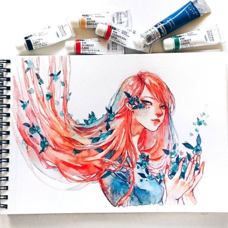 Рисунки маркерами