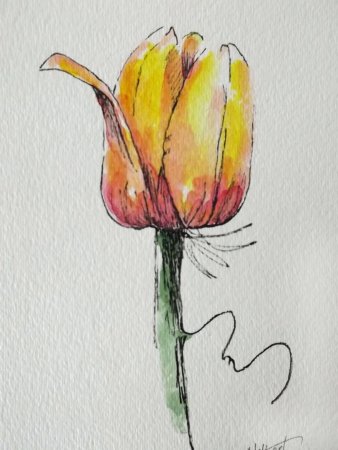 Наброски акварелью для начинающих