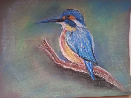 Рисунки масляной пастелью