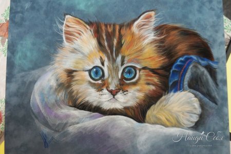 Рисование масляной пастелью