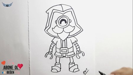 Бравлеры для срисовки карандашом