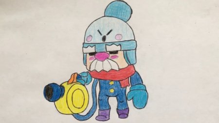 Гейл из БРАВЛ старс арт