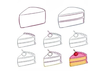 Рисунки еды карандашом для начинающих