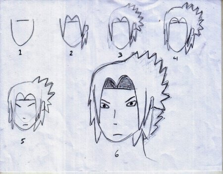 Рисунки аниме Наруто Саске Итачи