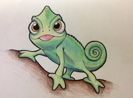 Лисичка рисунок