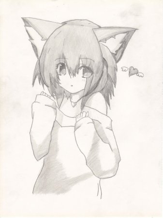 Аниме для срисовки с ушками